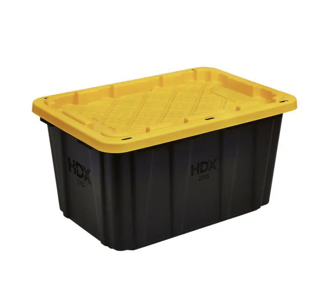 27-Gallon Moving Totes with Lids 27-Gallon Moving Totes with Lids