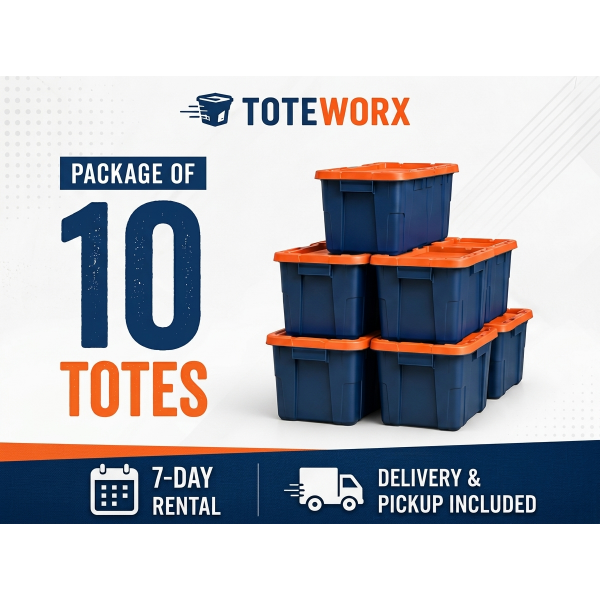 Package of  10 Totes